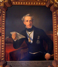 Retrato de Francisco Martínez de la Rosa conservado en la RAE