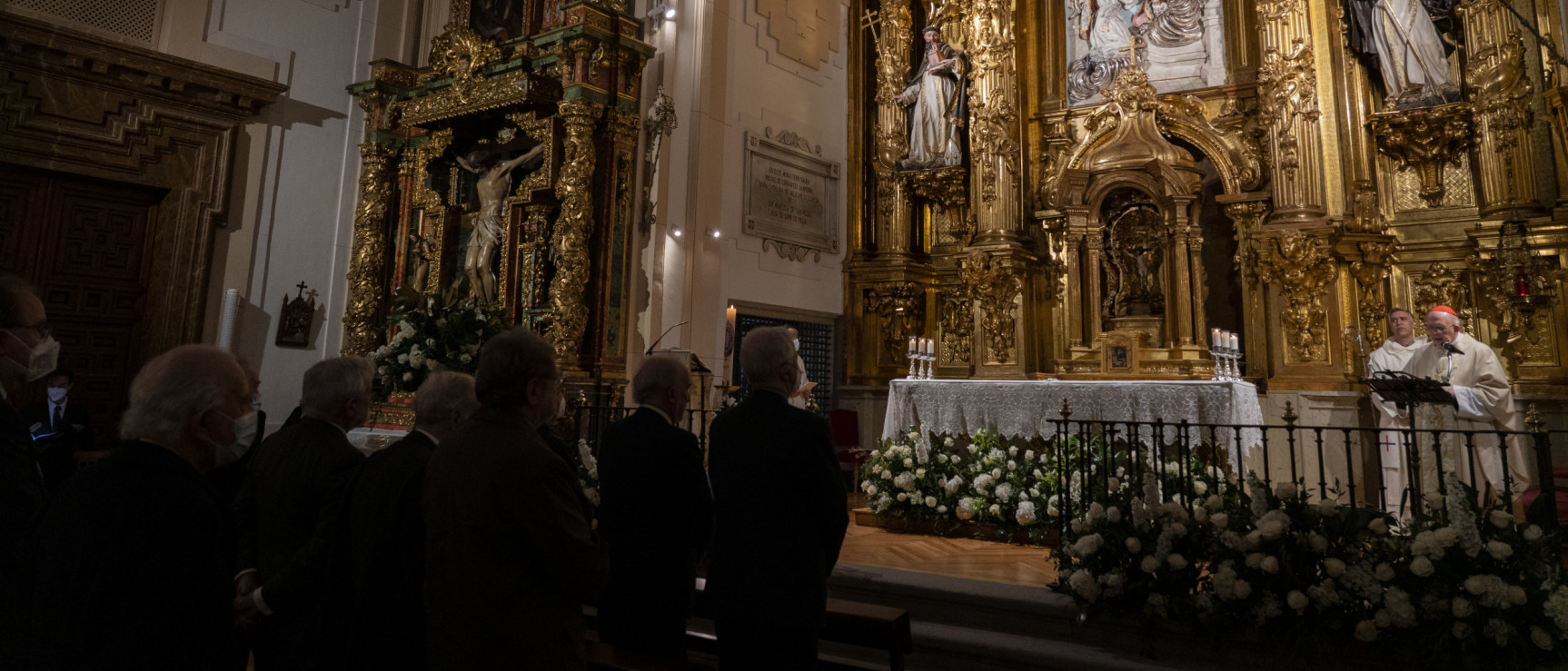 Funeral por Cervantes y los académicos fallecidos (foto: RAE)