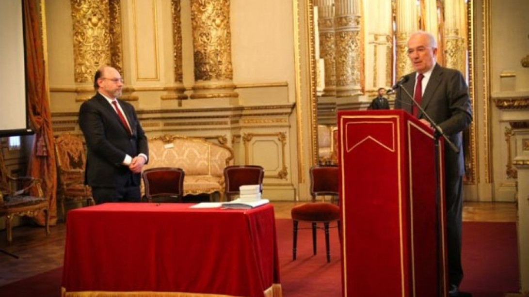 Santiago Muñoz Machado durante su intervención.