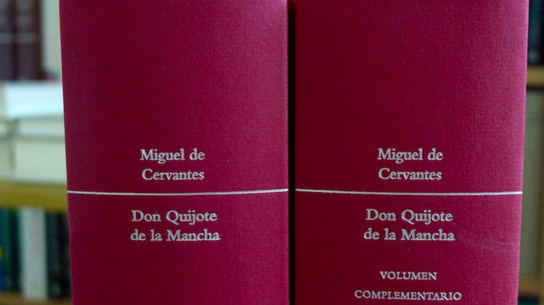 La edición del «Quijote» de la BCRAE está publicada en dos tomos.