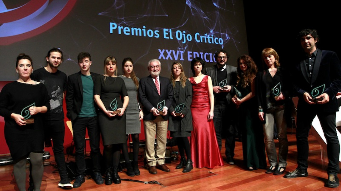 Darío Villanueva (centro) con el resto de los premiados.