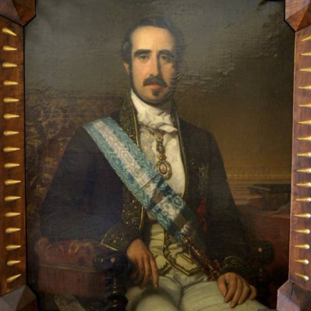 Retrato de Mariano Roca de Togores, marqués de Molins, conservado en la RAE