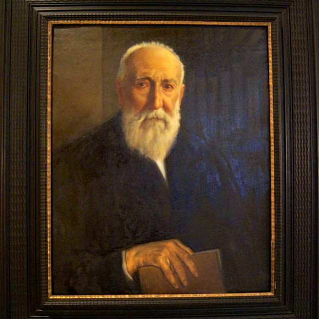 Retrato de Rodríguez Marín conservado en la RAE.