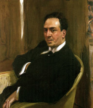 Retrato de Antonio Machado por Joaquín Sorolla, 1917. © Hispanic Society of America 