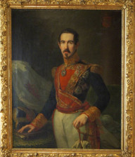Retrato de Juan de la Pezuela, conde de Cheste, conservado en la RAE