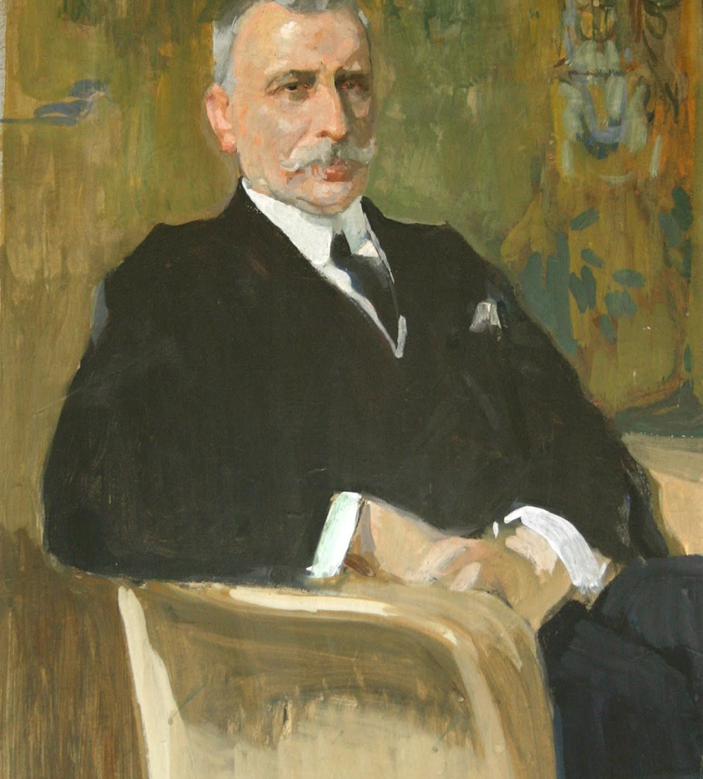 Amalio Gimeno retratado por Joaquín Sorolla, 1918.