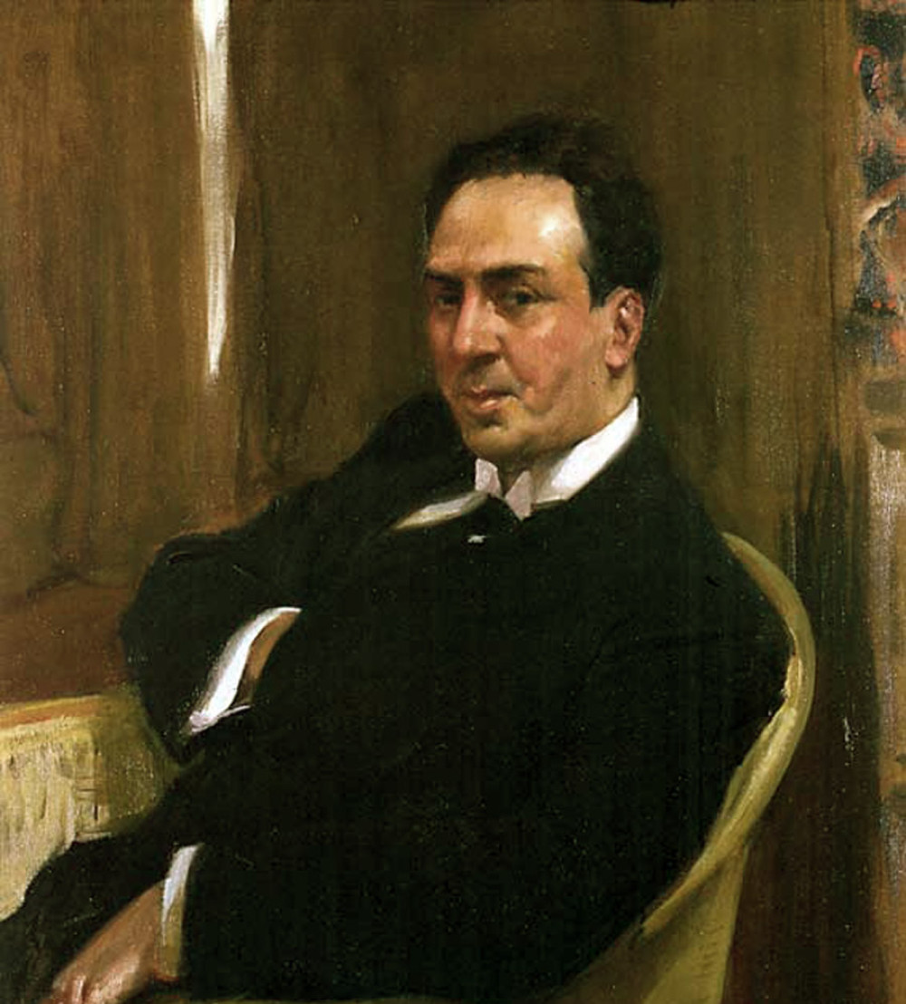 Retrato de Antonio Machado por Joaquín Sorolla, 1917. © Hispanic Society of America 