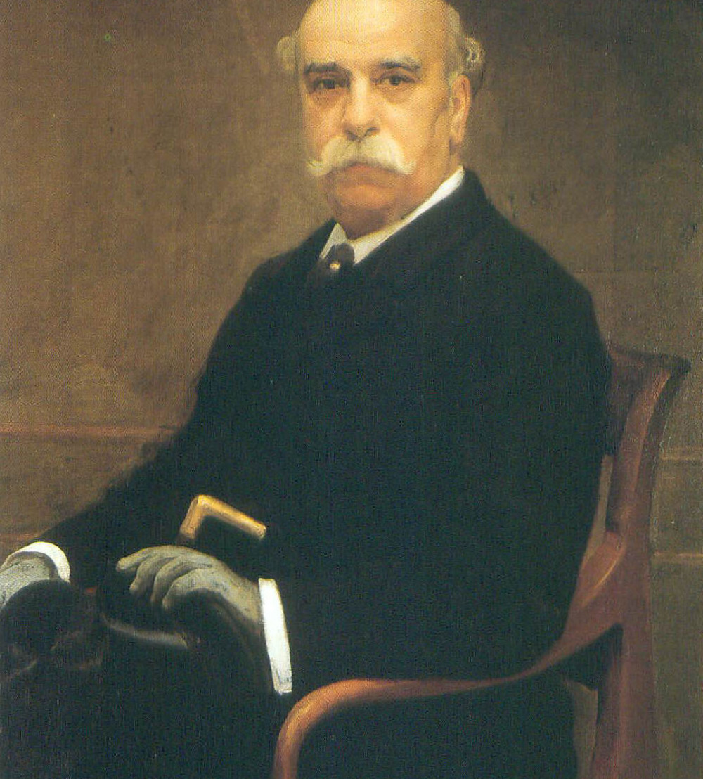 Retrato de Luis Pidal y Mon (1842-1913) en el Palacio del Senado de Madrid, 1907. © Senado de España