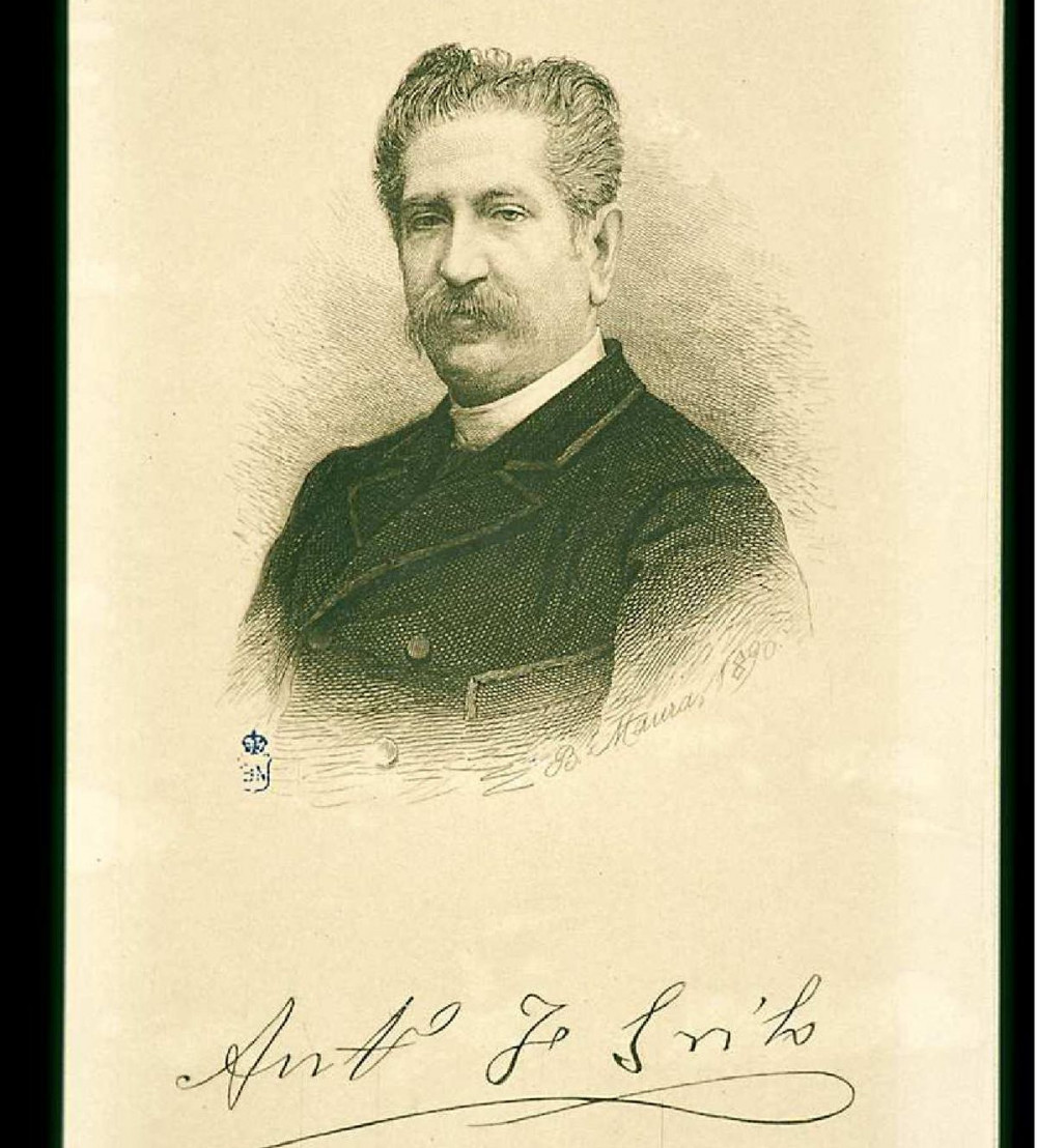 Retrato de Antonio Fernández Grilo por B. Maura, 1890. ©Biblioteca Nacional de España