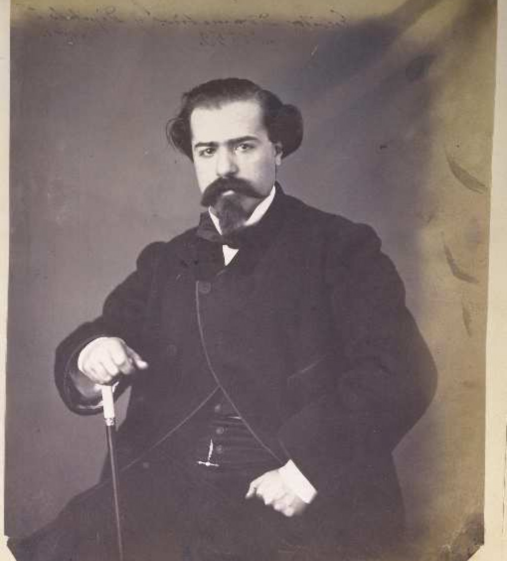 Adelardo López de Ayala, 1859. © Biblioteca Nacional de España