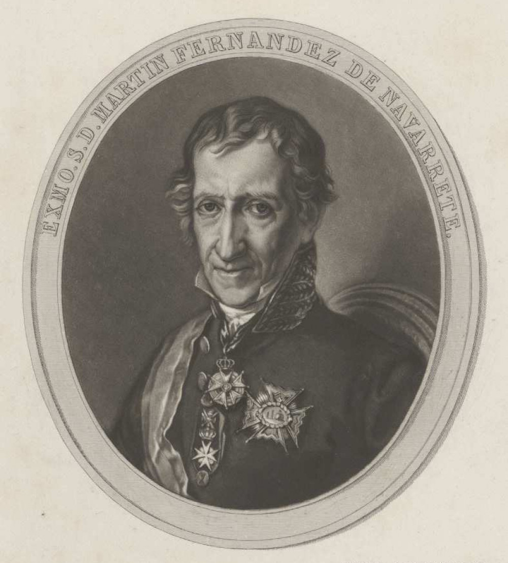 Retrato de Martín Fernández de Navarrete, anónimo, entre ¿1800 y 1899?. © Biblioteca Nacional de España