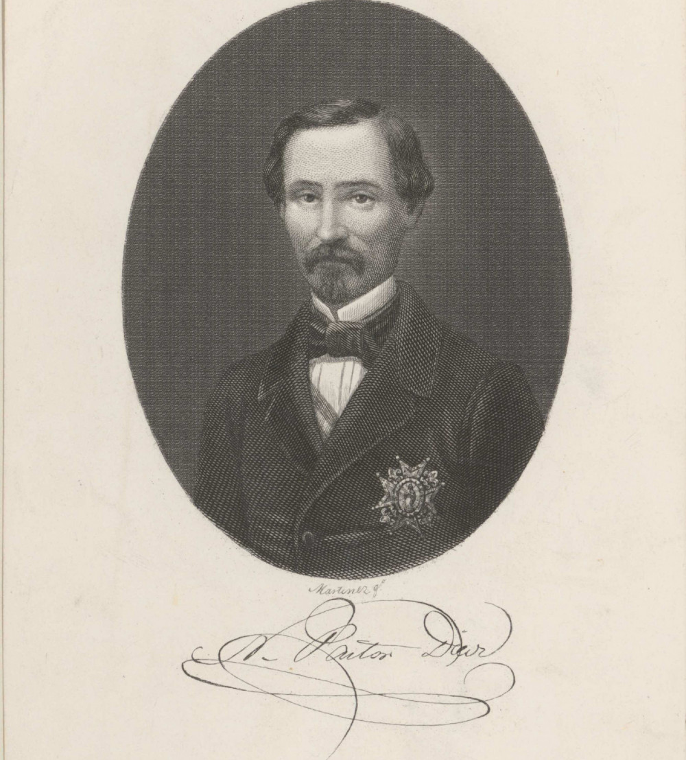 Retrato de Nicomedes Pastor Díaz. Domingo Martínez Aparici (Madrid, 1866-1868). © Biblioteca Nacional de España