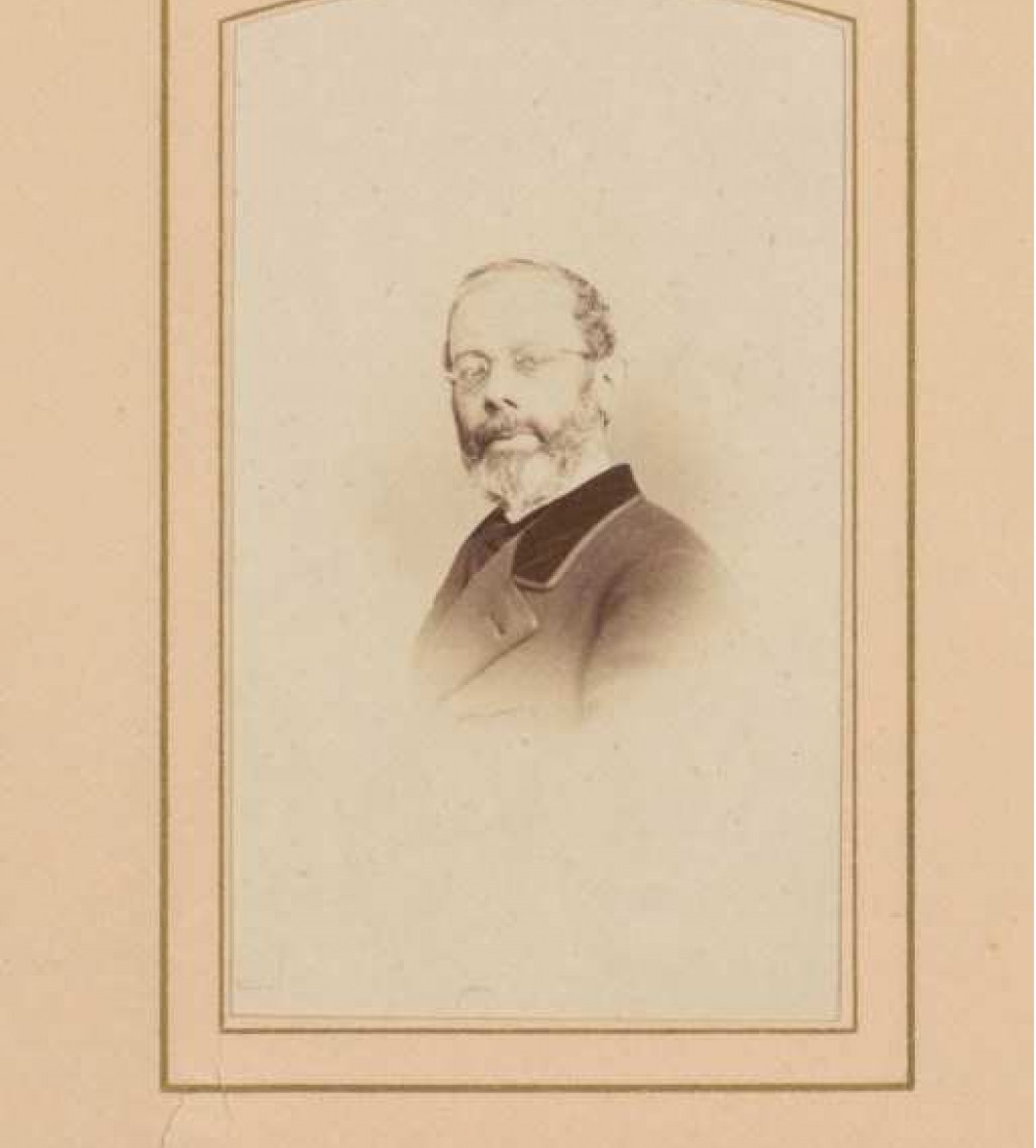 Retrato de Pedro Felipe Monlau por J. Laurent (Madrid, 1861-¿1868?). © Biblioteca Nacional de España