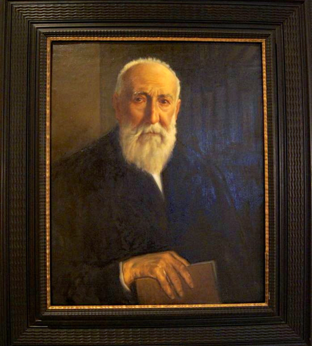 Retrato de Rodríguez Marín conservado en la RAE.