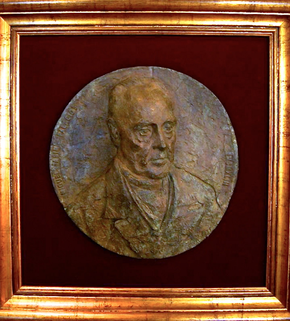 Retrato de Miguel Asín Palacios conservado en la RAE.