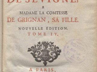 Recueil des lettres de Madame la Marquise de Sevigné, a Madame la Comtesse de Grignan, sa fille ...| : Tome II.| Reprod. digital.