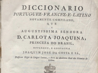 Diccionario portuguez-francez-e-latino novamente compilado... /| Reprod. digital.