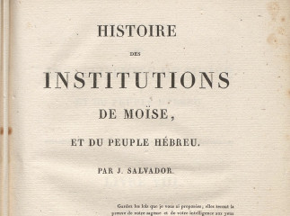 Histoire des Institutions de Moïse et du peuple hébreu /| Reprod. digital.