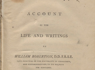 Account of the life and writings of William Robertson.| Reprod. digital.