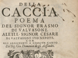 Della Caccia :| poema /| Reprod. digital.