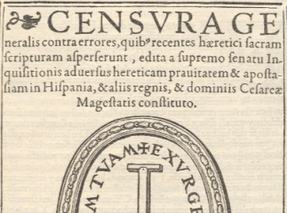 Cathalogus libroru[m], qui prohibe[n]tur mandato Illustrissimi & Reuerend. D. D. Ferdinandi de Valdes...| Reprod. digital.