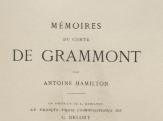 Mémoires du Comte de Gramont /| Reprod. digital.