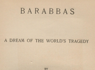 Barabbas| : a dream of the world's tragedy /| Reprod. digital.