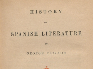 History of Spanish literature /| Reprod. digital.