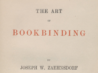 The art of bookbinding /| Reprod. digital.