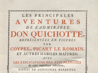 Les principales aventures de l'admirable Don Quichotte /| Reprod. digital.