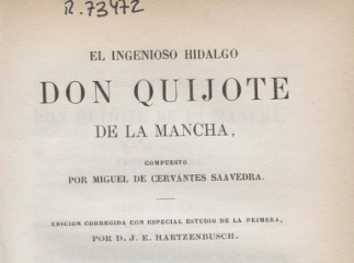 Don Quijote de la Mancha| El ingenioso hidalgo don Quijote de la Mancha /| Reprod. digital.