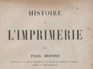 Histoire de l'imprimerie /| Reprod. digital.