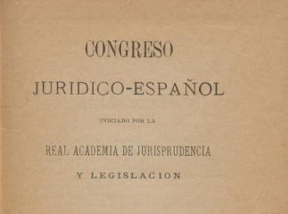 Congreso Jurídico-Español /| Reprod. digital.