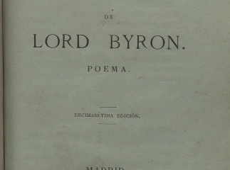 Última lamentación de Lord Byron| : poema /| Reprod. digital.