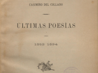 Últimas poesías| : 1852-1894 /| Reprod. digital.