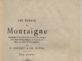 Les essais de Montaigne /| Reprod. digital.