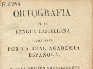 Ortografía de la lengua castellana /| Reprod. digital.
