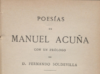 Poesías de Manuel Acuña /| Reprod. digital.| El pasado.