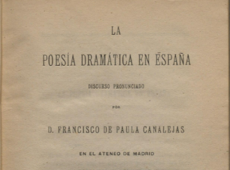 La poesía dramática en España /| Reprod. digital.