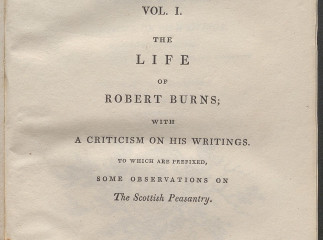 The works of Robert Burns| : with an account of his life, and a criticism on his writings to which a