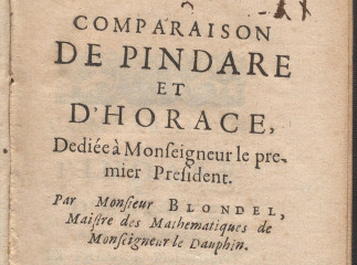 Comparaison de Pindare et d'Horace ... /| Reprod. digital.