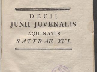 D. Junii Juvenalis et Auli Persii Flacci Satyrae| : cum annotationibus Thomae Farnabii /| Reprod. digital.