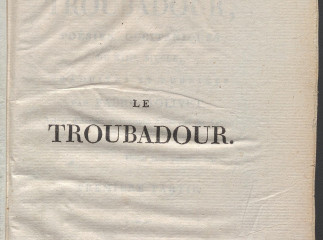 Le troubadour| : poésies occitaniques du XIIIe. siècle /| Reprod. digital.