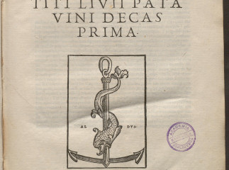 Titi Liuii Patauini Decas Prima.| Titi Livii Patavini Decas Prima.| Index tertiae decadis, [10] h., 