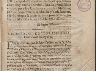 Pratica [sic] y teorica de cirugia| : en romance y en latin /| Segunda parte de la Pratica [sic] y t