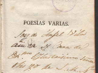 Poesías varias de D. Joseph Mor de Fuentes.| Reprod. digital.