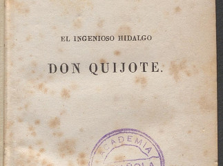 Don Quijote de la Mancha| El ingenioso hidalgo don Quijote de la Mancha /| Vida de Cervantes / [por 