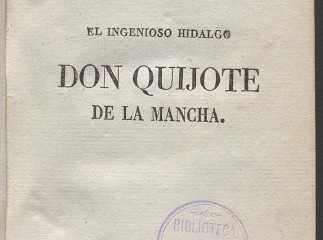 El Ingenioso Hidalgo Don Quijote de la Mancha /| Reprod. digital.
