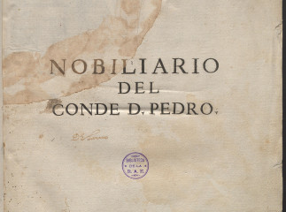 Nobiliario de D. Pedro, Conde de Bracelos, hijo del rey D. Dionis de Portugal /| Reprod. digital.