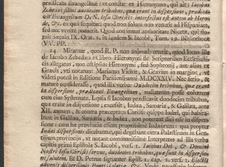 Dissertatio de praedicatione evangelij in Hispania per S. Apostolum Iacobum Zebedaeum /| Reprod. digital.